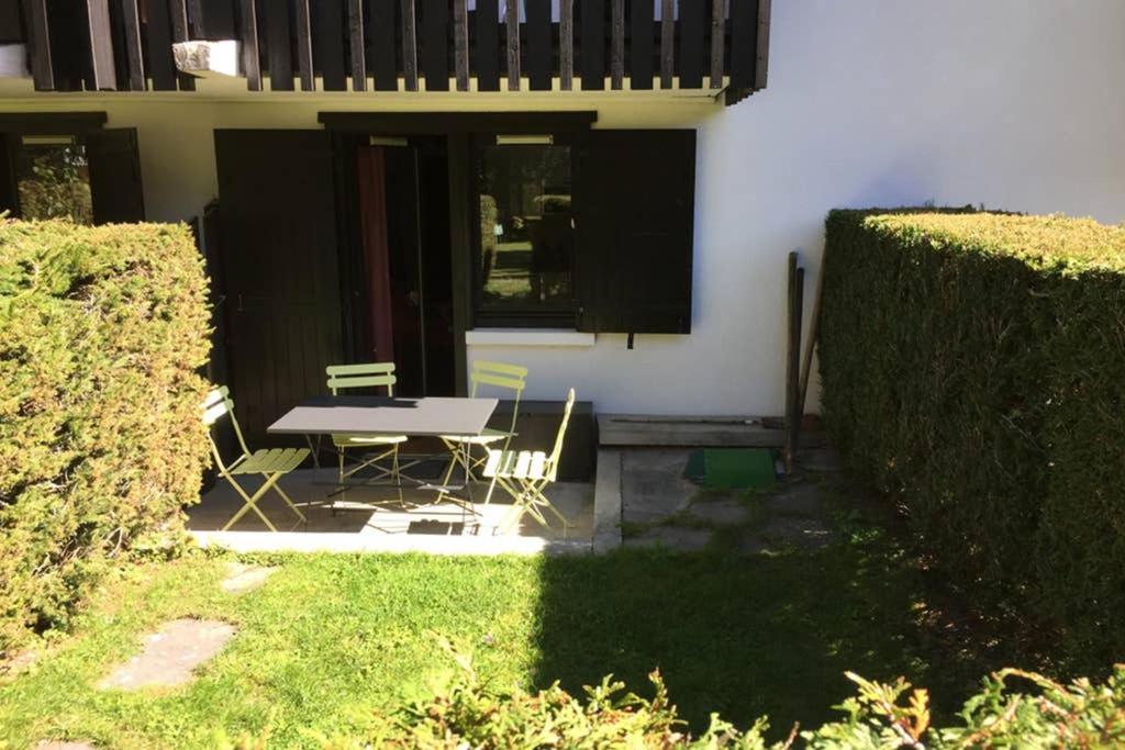 שאמוני Studio Au Calme Avec Jardin Et Vue Mont-Blanc מראה חיצוני תמונה