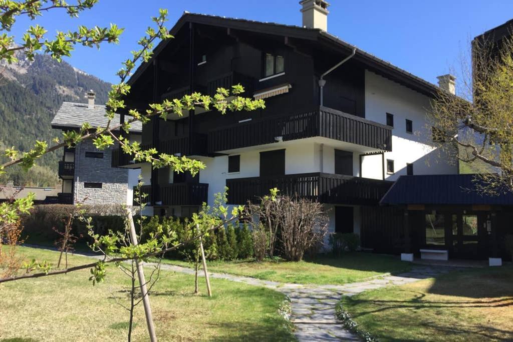 שאמוני Studio Au Calme Avec Jardin Et Vue Mont-Blanc מראה חיצוני תמונה
